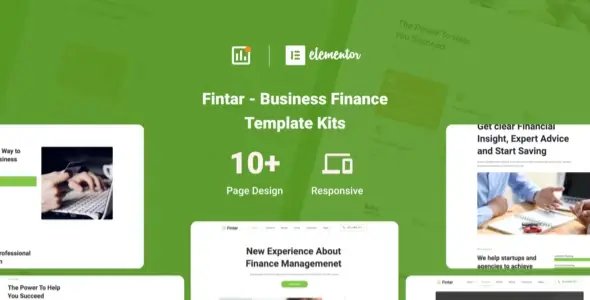 Fintar – Finance Management Elementor Template Kit